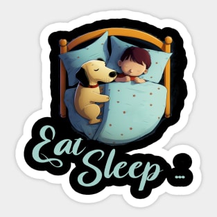 Sleeping Dog Sticker